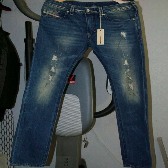 Mens Diesel Thavar Wash 0800X slim skinny jean